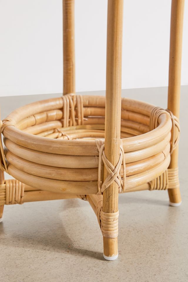 Rattan 2-Tier Plant Stand #5