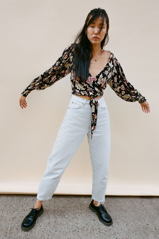 BDG Premium High-Waisted Carrot Jean - Bleached Denim #1