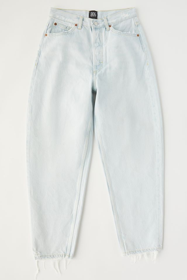 BDG Premium High-Waisted Carrot Jean - Bleached Denim #3