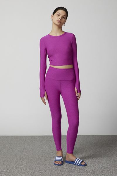 Beyond Yoga Caught In The Midi Space-dye High-waisted Legging In