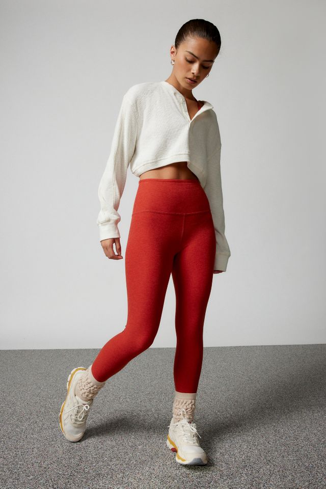 Beyond Yoga Out Of Pocket Space Dye High-Waist Mid Leggings - Bergdorf  Goodman