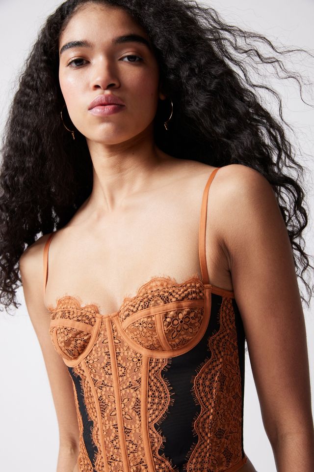 Urban Outfitters Out From Under Modern Love Lace Corset | Square One