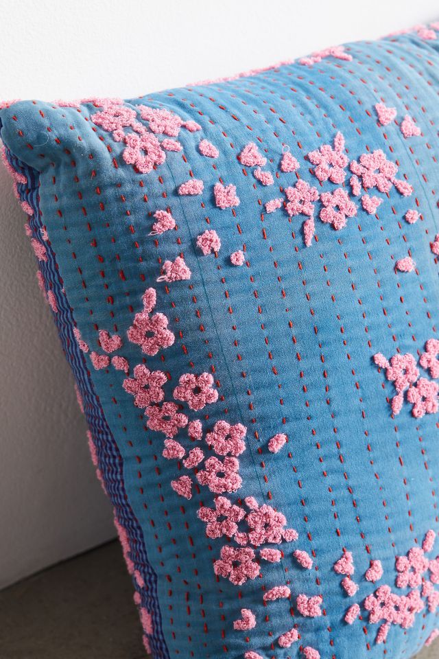Coussin Décoratif Floral Brodé Urban Renewal #2