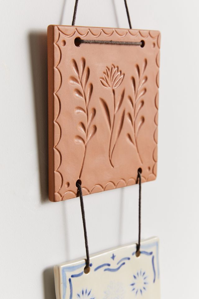 Tiered Ceramic Tile Wall Hanging #2