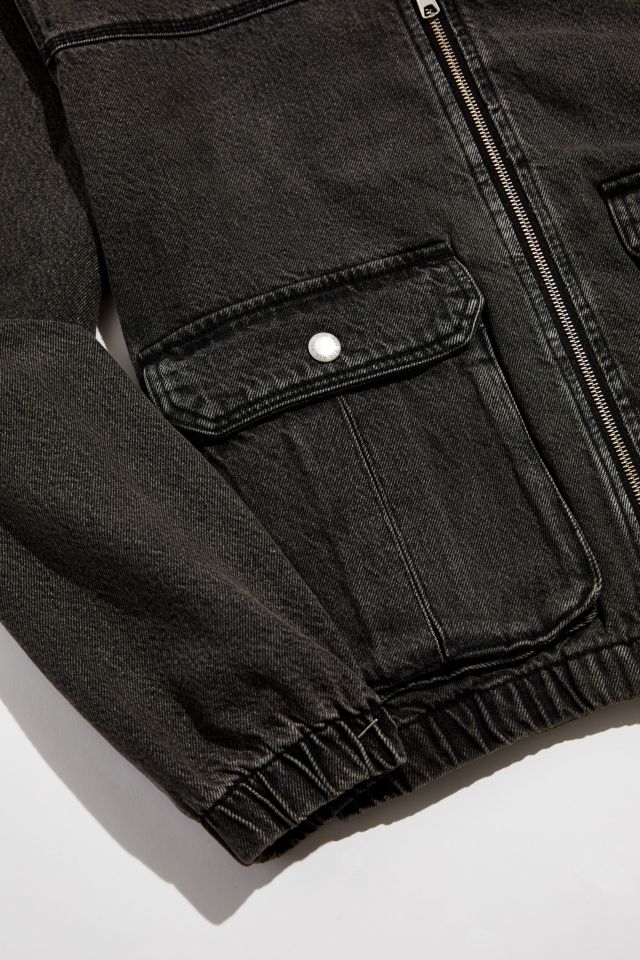 BDG Denim Pocket Bomber Jacket #3