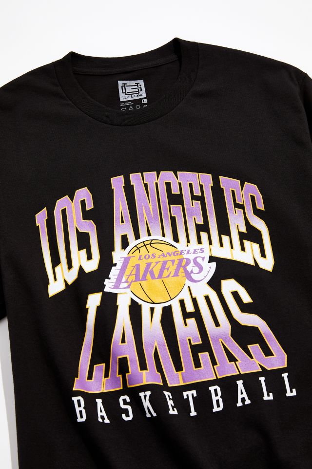 ULTRA GAME Los Angeles Lakers Collegiate Tee Shirt Medium