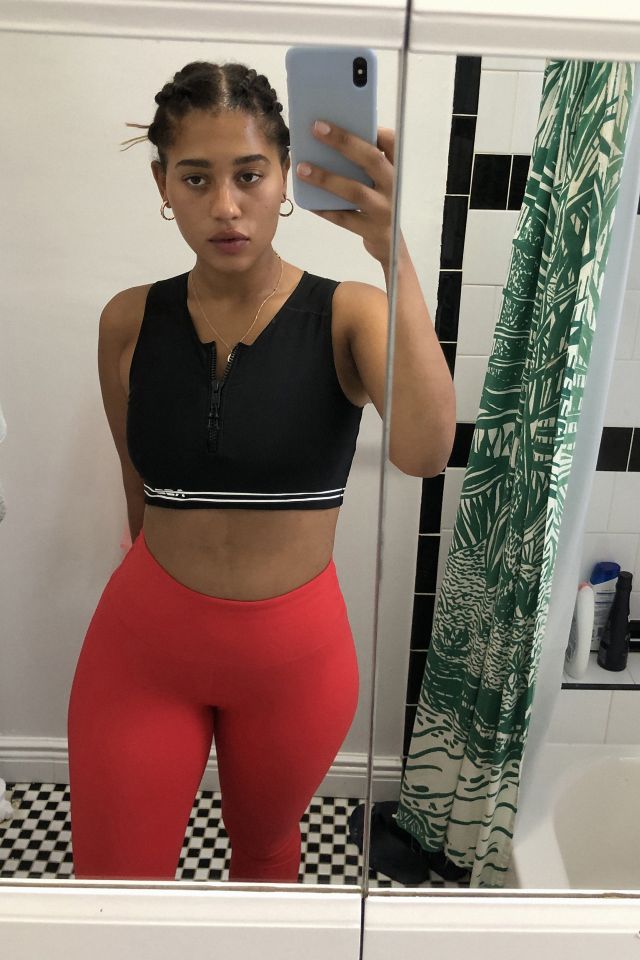 Soutien-gorge de sport fermeture à glissière devant Adam Selman Sport #2