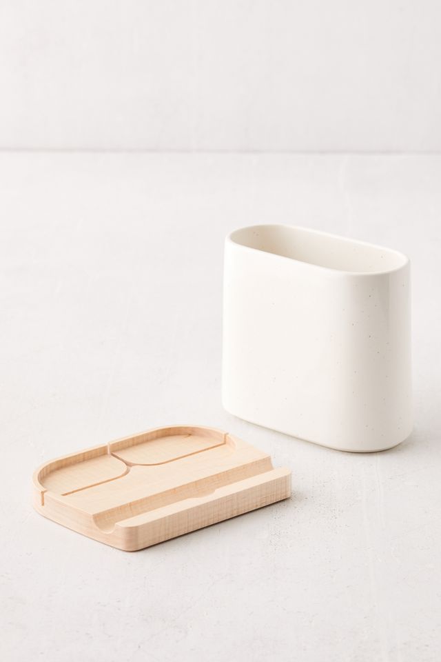 Stak Ceramics Porter Tablet Dock And Utensil Holder #1