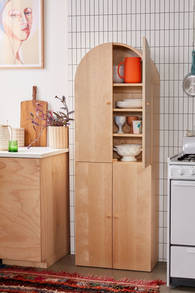 Arched deals pantry cabinet