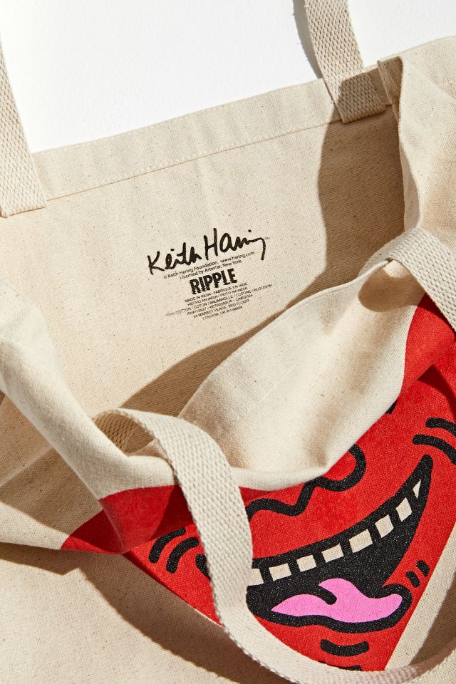 Keith Haring Big Heart Tote Bag  #3