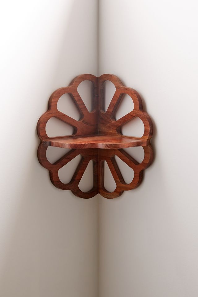 Flora Corner Wall Shelf #1