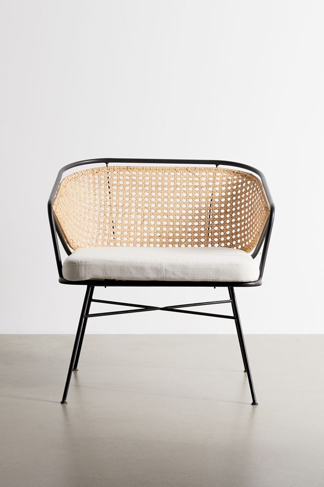 Carole Rattan And Metal Chair #1