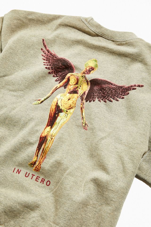 Nirvana In Utero Crew Neck Sweatshirt | Urban Outfitters