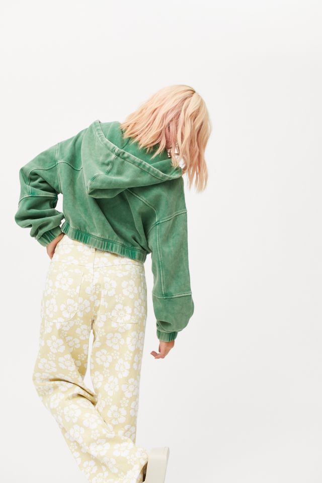 UO Yogi Fleece Cropped Hoodie Sweatshirt #3