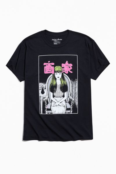 Junji Ito Portrait Tee | Urban Outfitters