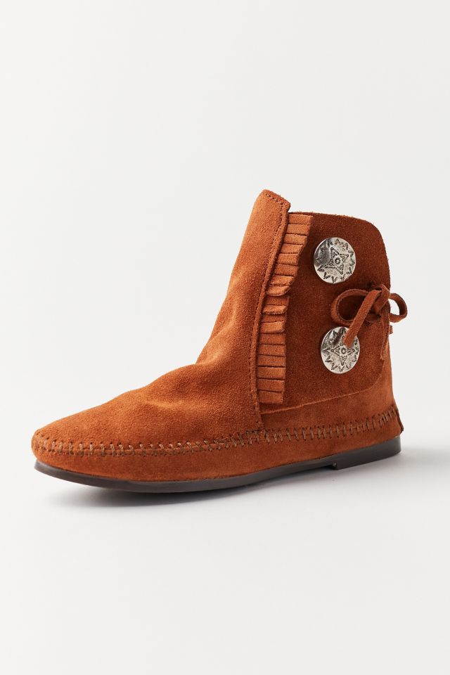 Minnetonka Two Button Hardsole Boot #1