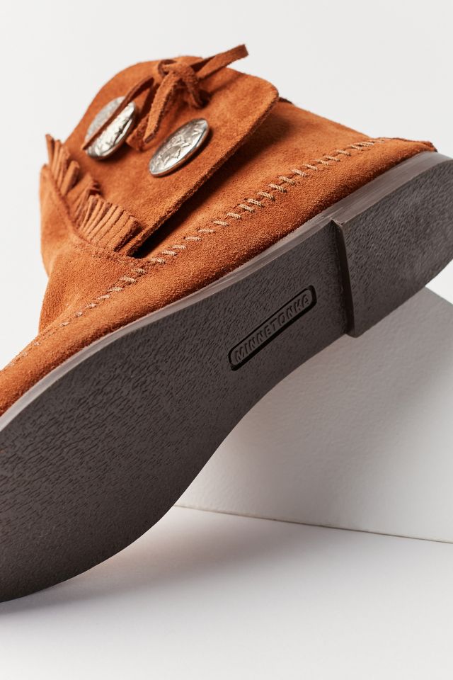 Minnetonka Two Button Hardsole Boot #3