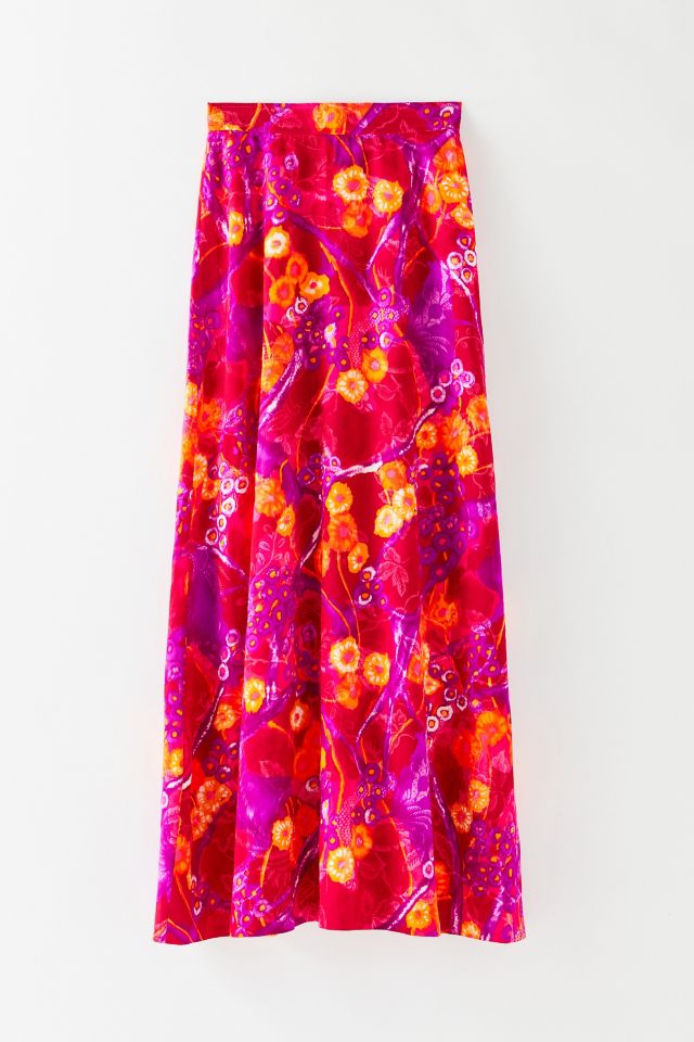 Vintage Floral Maxi Skirt | Urban Outfitters