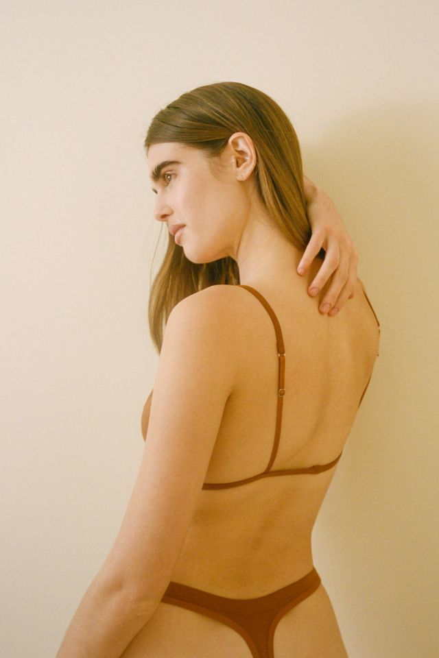Bralette Triangulaire En Coton Recyclé Out From Under #1