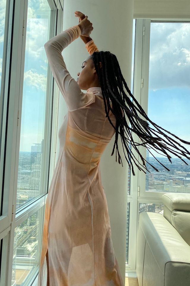 Robe Midi en Maille Tie-Dye Jenna Le Meme #1