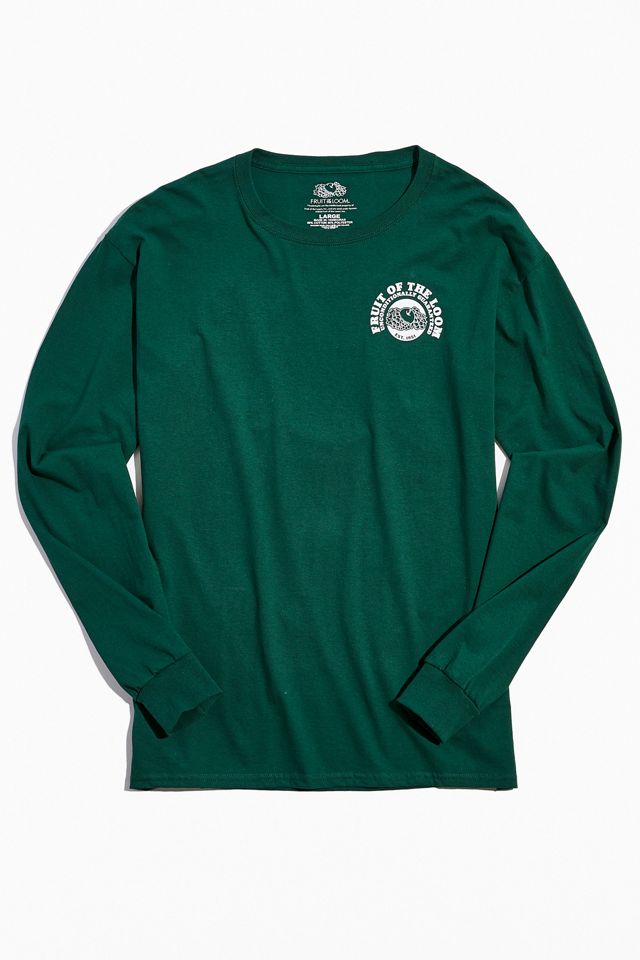 Fruit Of The Loom UO Exclusive Logo Long Sleeve Tee | Urban Outfitters