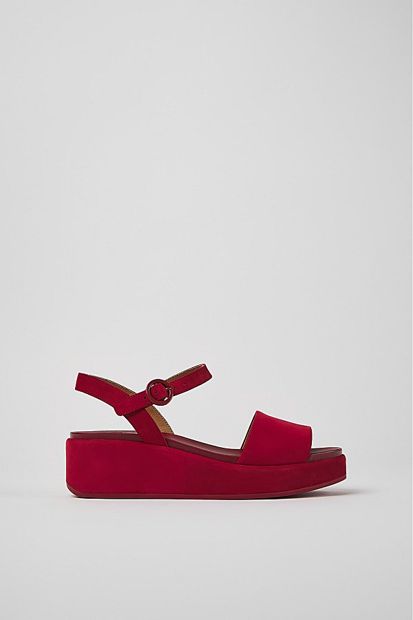 CAMPER MISIA 2-STRAP SANDAL IN RED, WOMEN'S AT URBAN OUTFITTERS