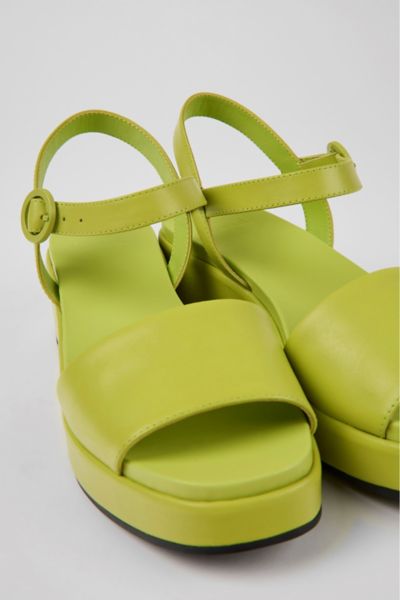 Camper Misia Platform Wedge Sandal In Mint