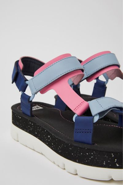 Camper Oruga Platform Sandals In Pink