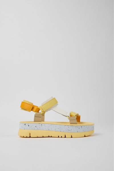 Shop Camper Oruga Sandals In Orange, Women's At Urban Outfitters