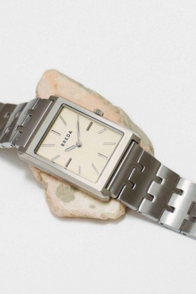 Breda Virgil Metal Watch In Silver