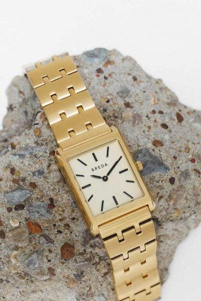 Breda Virgil Metal Watch In Gold