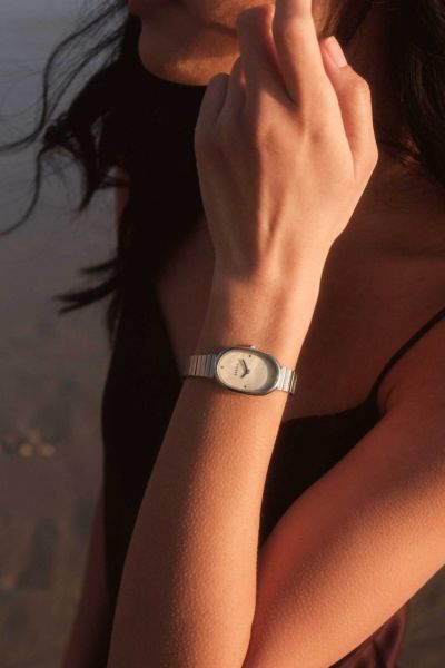 Shop Breda Jane Watch In Silver/beige, Women's At Urban Outfitters