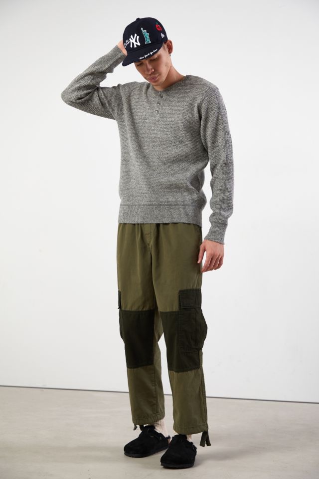 Schott Button Henley Sweater #1