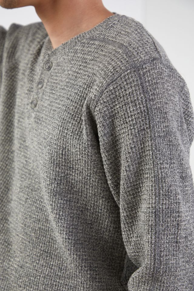 Schott Button Henley Sweater #2