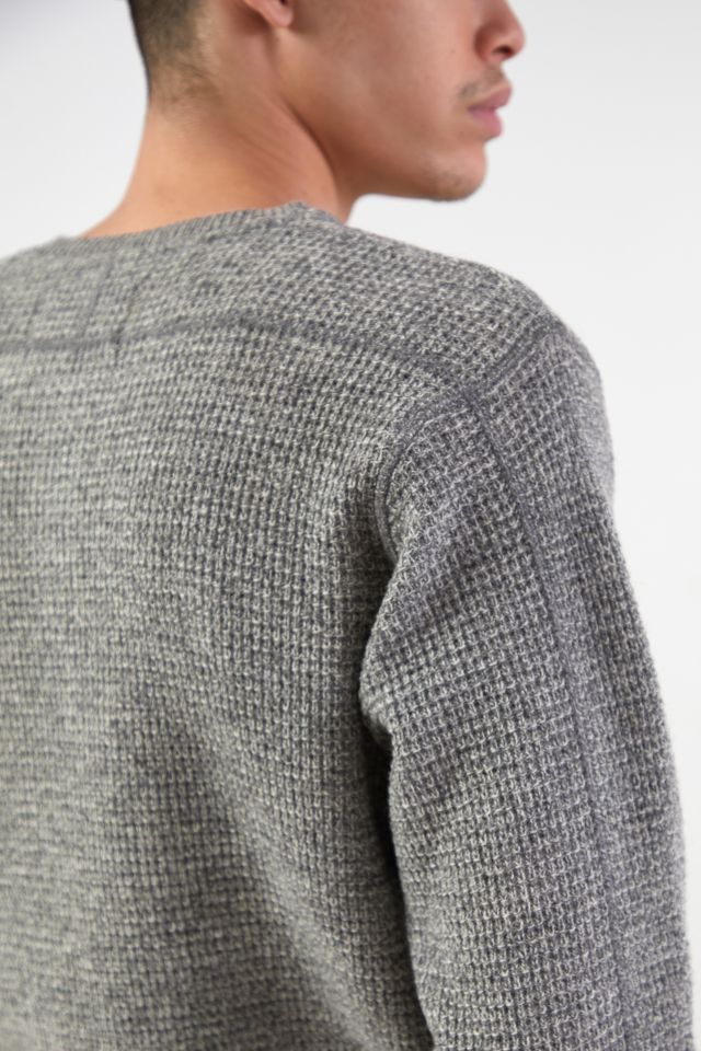 Schott Button Henley Sweater #5