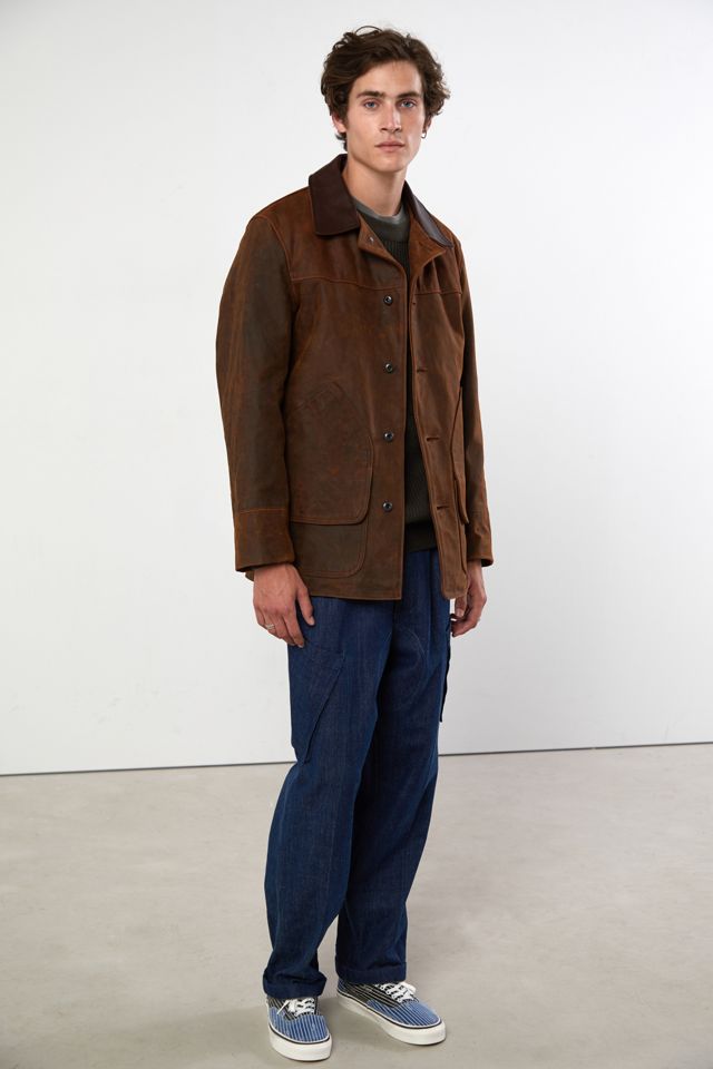 Schott Nubuck Leather Mechanic's Jacket #1