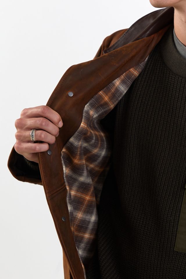 Schott Nubuck Leather Mechanic's Jacket #2