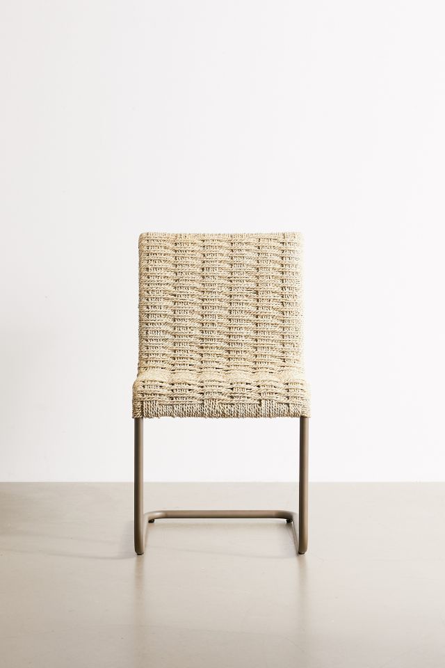 Woven Cantilever Dining Chair #1