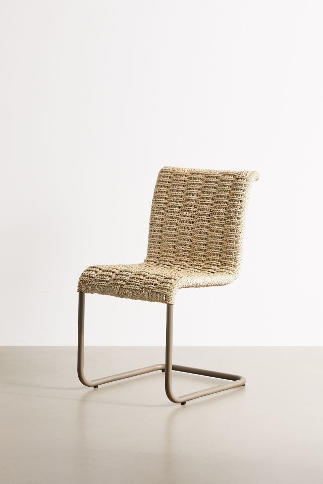 Woven Cantilever Dining Chair #2
