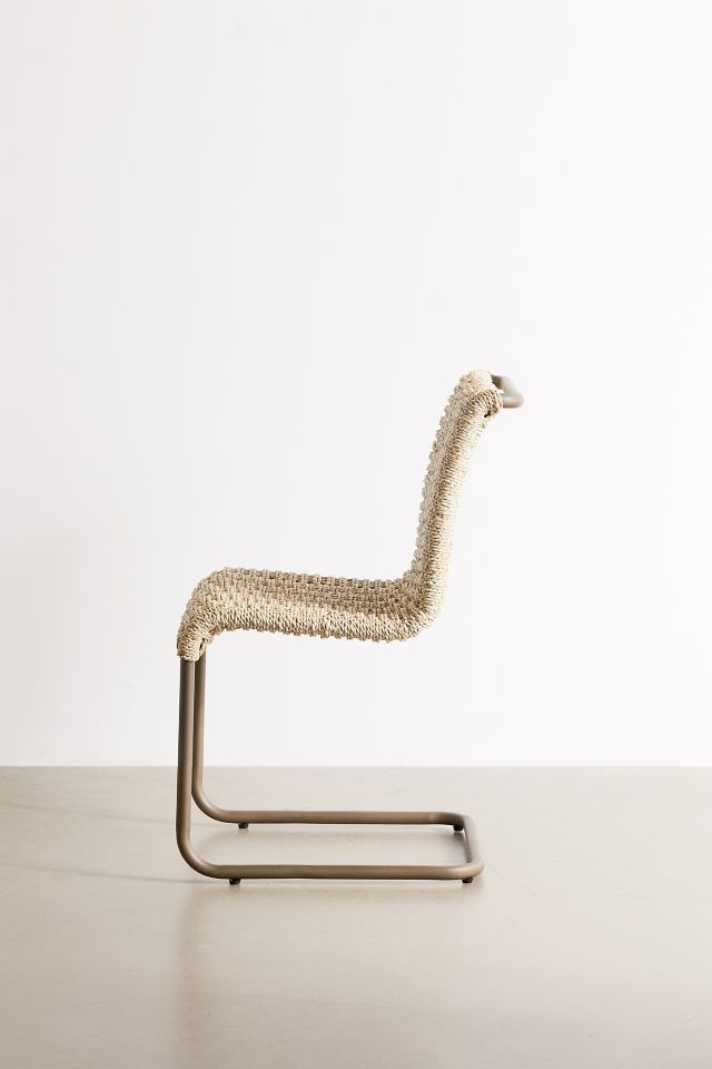 Woven Cantilever Dining Chair #4