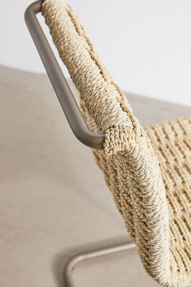 Woven Cantilever Dining Chair #5