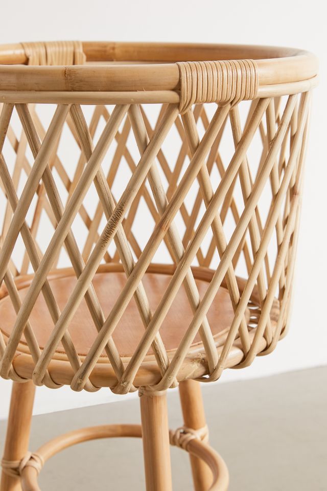 Rattan Standing Planter #5