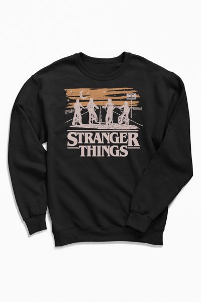 Stranger Things Silhouette Crew Neck Sweatshirt | Urban Outfitters