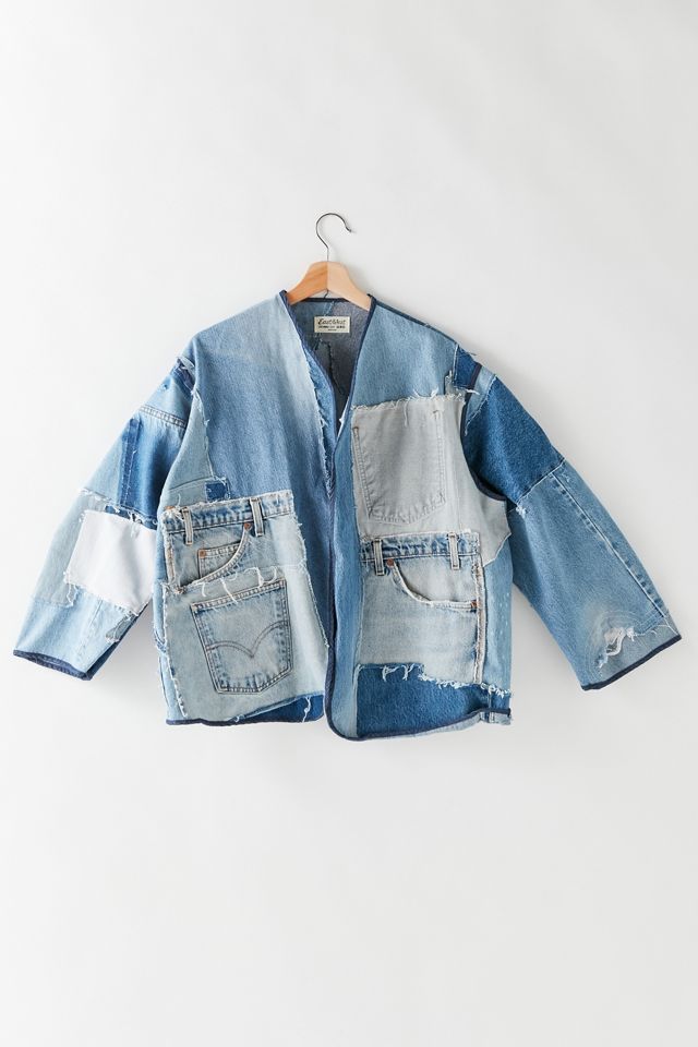East/West Shop Pieced Denim Liner Jacket