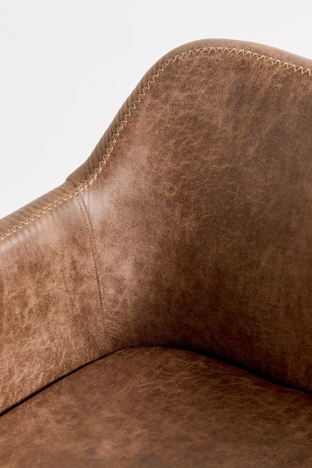 Jeremy Faux Leather Swivel Desk Chair #4