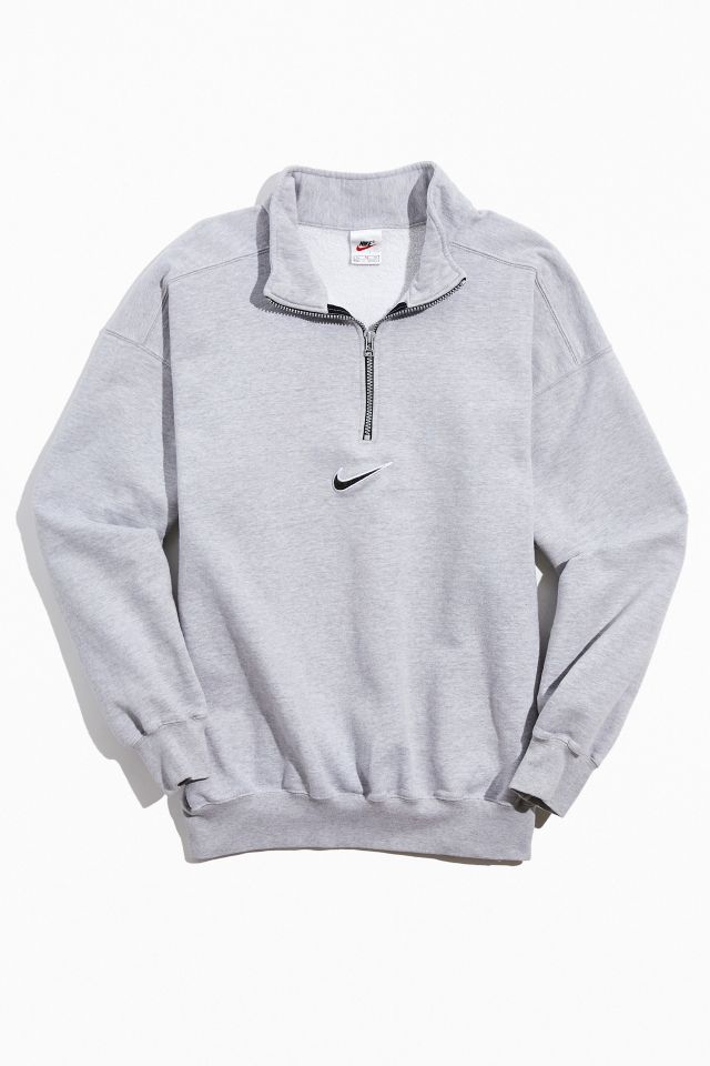 Tried True Co. Vintage Nike Mock Neck Quarter-Zip Sweatshirt | Urban Outfitters