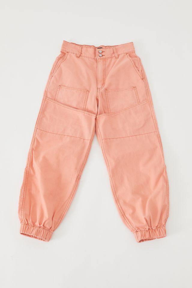 Pantalon d'entraînement cargo à taille haute BDG #1