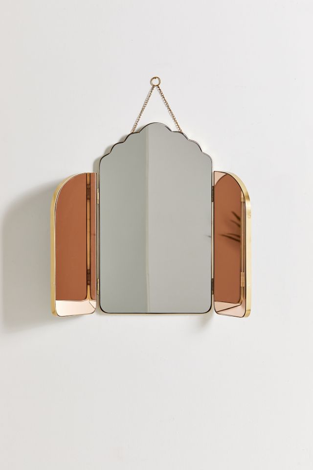 Serena Tri-Fold Hanging Wall Mirror #2