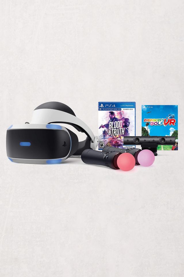 Sony playstation vr bundle with blood & truth and everybody's golf clearance vr