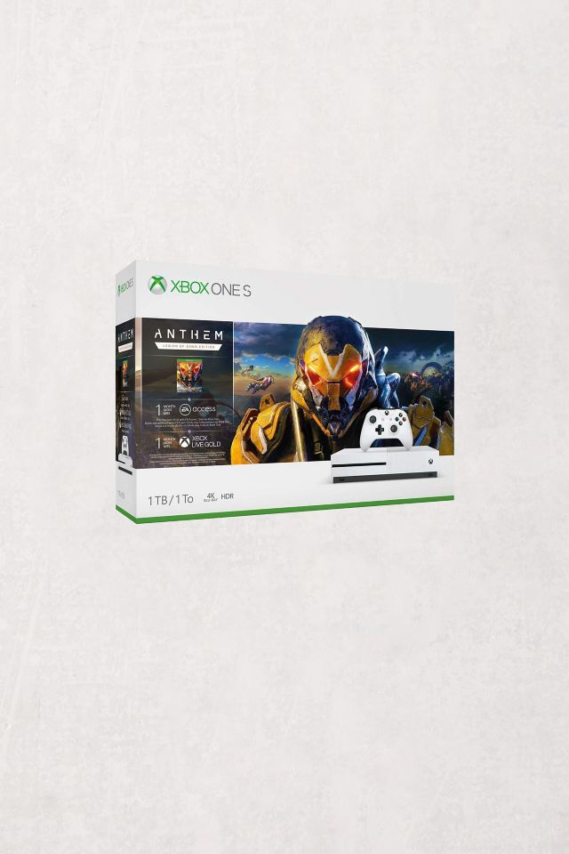 Xbox one s on sale anthem bundle